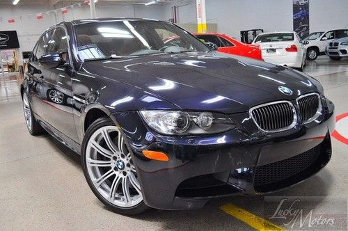 2008 bmw 3 series m3 sedan, navi, sat, 6-sp manual, xenon