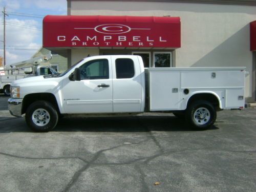 2009 chevrolet 3500 silverado ext. cab 4x4 6.0l v8 knapheide utility low miles