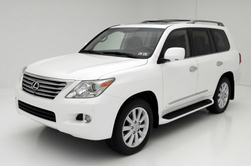 2009 lexus lx570..starfire pearl..51k miles..navi, levinson audio, dvd, warranty