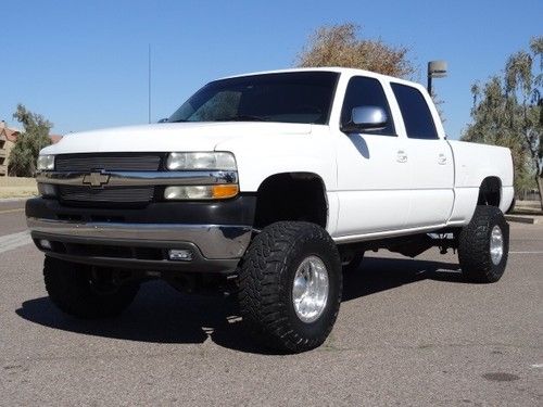 ***no reserve*** '02 chevy 4x4 crew cab 2500 6.6l duramax 6" lift 34" tires