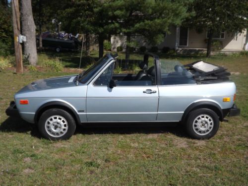 1981 volkswagen rabbit convertible base convertible 2-door 1.7l