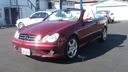 2007 mercedes-benz clk550 base convertible 2-door 5.5l  no reserve