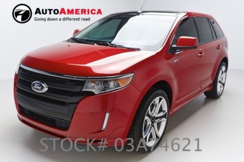 2011 ford edge sport navi roof lthr leather 18k low miles  autoamerica