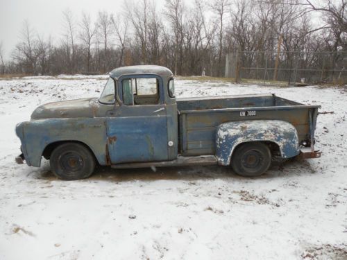 1955 doge half ton pickup big back window