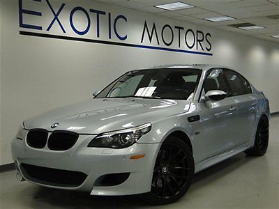 2008 bmw m5 v10! smg nav a/c&amp;htd-sts pdc hud shades 500hp comfort-access 20&#034;whls