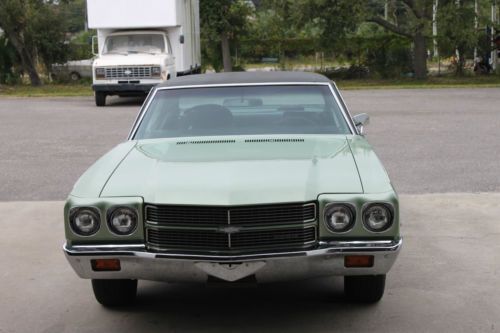 1970 chevrolet chevelle malibu mist green