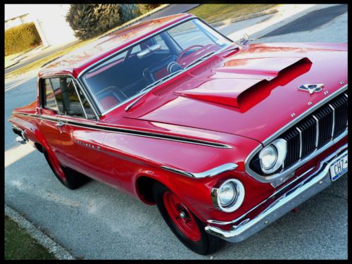 1962 dodge polara 500 -retired vintage race car with a max wedge