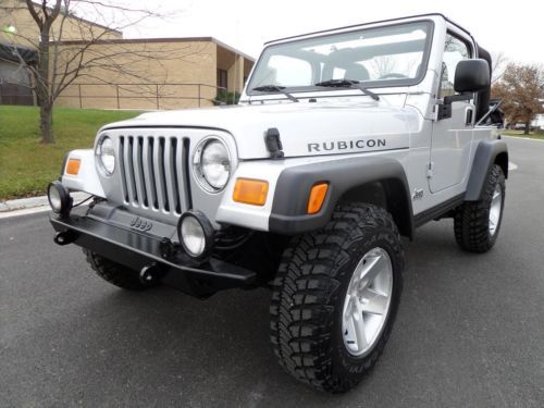 2003 jeep wrangler rubicon 5-speed manual a/c dana 44 new tires