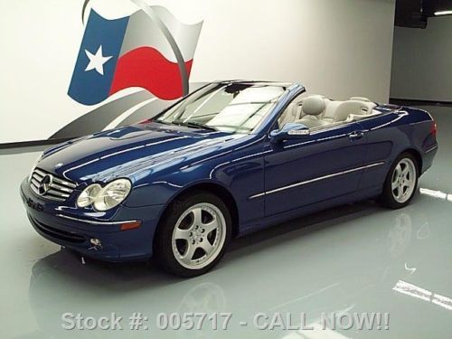 2004 mercedes-benz clk320 convertible nav leather 63k! texas direct auto