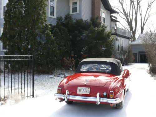 190SL Mercedes Benz Roadster Red, Fully Restored, US $220,000.00, image 2