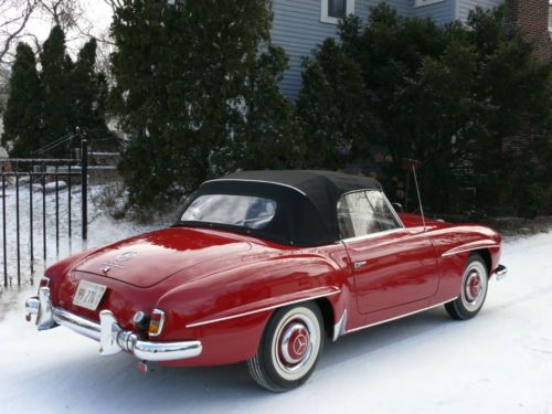 190SL Mercedes Benz Roadster Red, Fully Restored, US $220,000.00, image 4