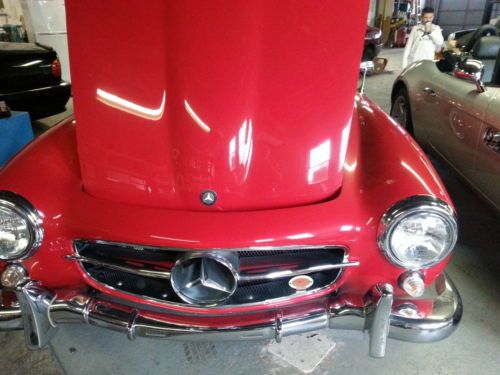 190SL Mercedes Benz Roadster Red, Fully Restored, US $220,000.00, image 5