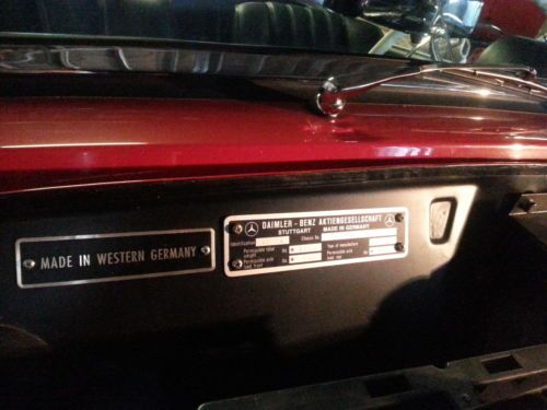 190SL Mercedes Benz Roadster Red, Fully Restored, US $220,000.00, image 14