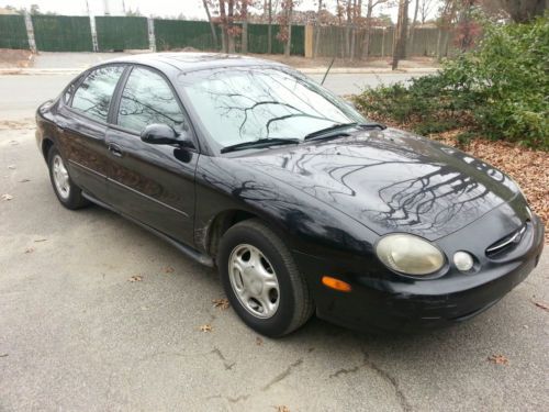 69k miles - 1998 ford taurus se - black - moonroof - no reserve nr sho svt