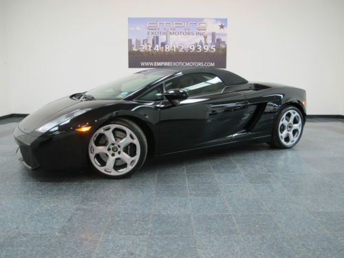 2006 lamborghini gallardo spyder convertible 2-door 5.0l