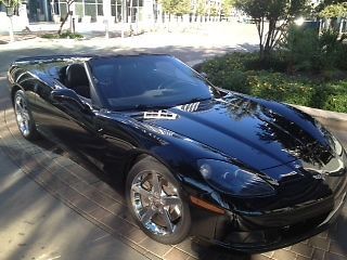 2006 CORVETTE CONVERTIBLE Z51 TRIPLE BLACK 3LT ULTRA LOW MILES LOADED PWR TOP, image 7