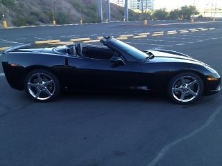 2006 CORVETTE CONVERTIBLE Z51 TRIPLE BLACK 3LT ULTRA LOW MILES LOADED PWR TOP, image 14