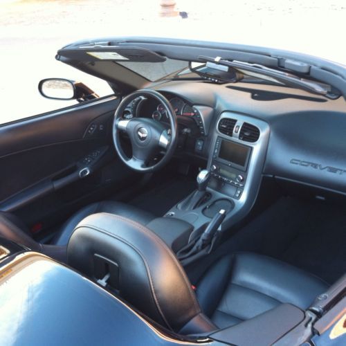 2006 CORVETTE CONVERTIBLE Z51 TRIPLE BLACK 3LT ULTRA LOW MILES LOADED PWR TOP, image 20
