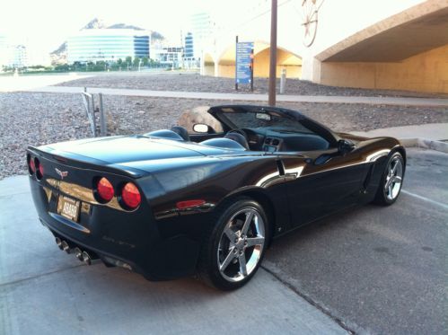 2006 CORVETTE CONVERTIBLE Z51 TRIPLE BLACK 3LT ULTRA LOW MILES LOADED PWR TOP, image 21
