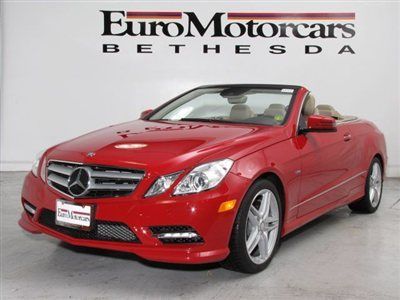E550 convertible v8 - rare color - p2 pkg - amg wheels - appearance pkg- perfect