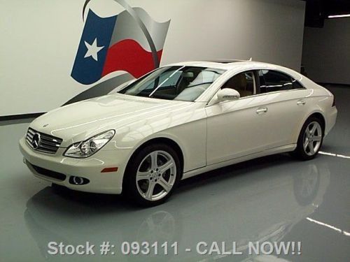 2007 mercedes-benz cls550 p1 sunroof navigation 10k mi texas direct auto