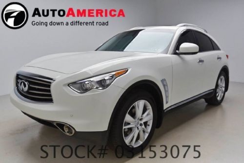 9k one 1 owner low miles 2012 infiniti fx35 awd nav heated leather sunroof v6
