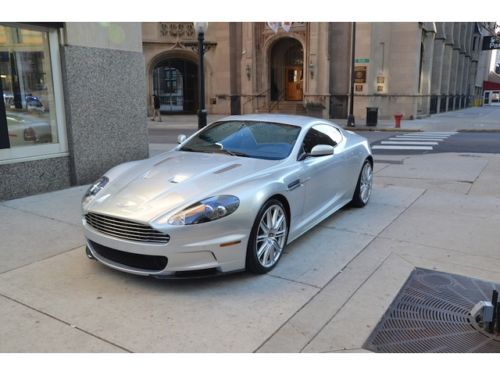 2009 aston martin dbs coupe lightning silver 6 speed manual