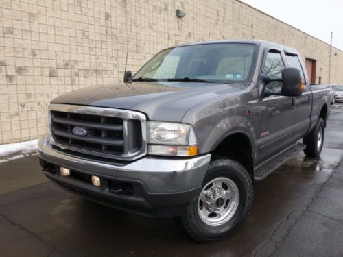 Ford f-250 lariat 6.0l diesel 4x4 heated leather crew cab autocheck no reserve