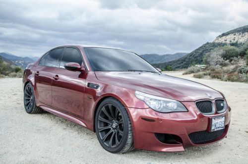 2008 bmw m5 550hp smg (very rare) indianapolis red metallic