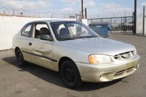 2001 hyundai accent l manual transmission 4 cylinder no reserve