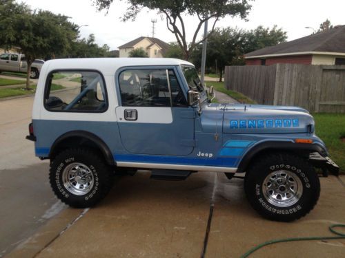 1984 jeep cj7 renegade sport utility 2-door 4.2l