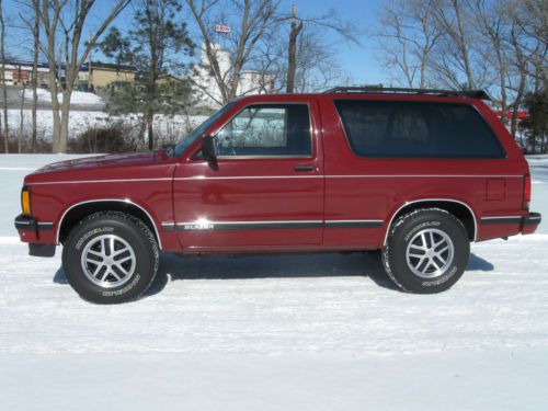 1991 chevy s10 blazer sport 2dr 4x4