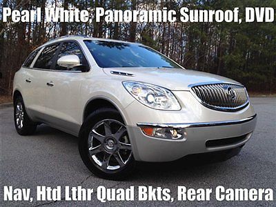 Sunroof heated leather quad buckets panoramic sunroof navigation rear dvd camera