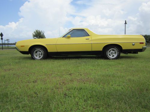 1972 ford ranchero rare cobra jet 4 speed original one owner car