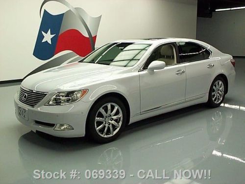 2008 lexus ls460 sedan vent seats opaline pearl 44k mi texas direct auto