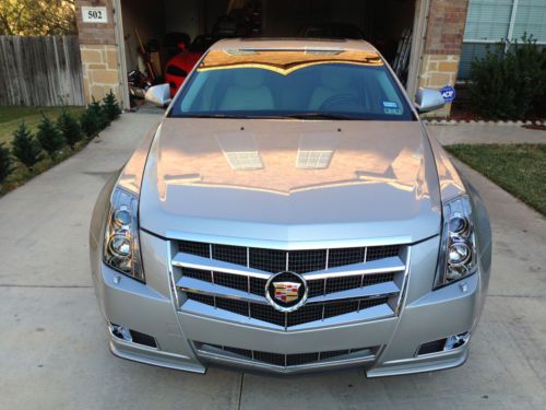NO RESERVE SALVAGE 2008 CADILLAC CTS LOADED, CHROME WHEELS, PANORAMA ROOF, CHEAP, image 2