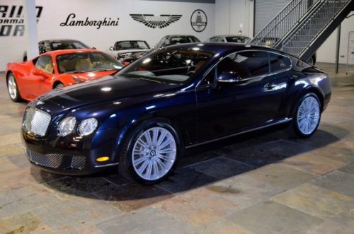 2010 bentley gt speed  sapphire cognac naim mulliner