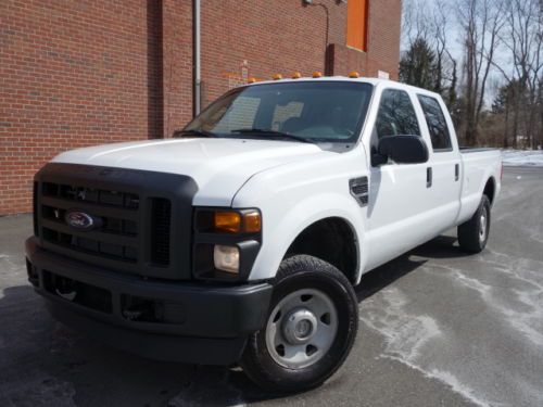 Ford f-250 xl 4x4 crew cab 8 ft long bed auto gas free autocheck no reserve