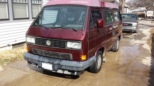 1991 volkswagen vanagon campmobile van camper 3-door 2.1l