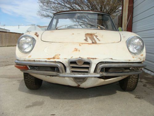 1970 alfa romeo boat tail spider project - runs,  texas