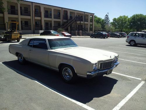 1971 chevrolet monte carlo base hardtop 2-door 5.7l