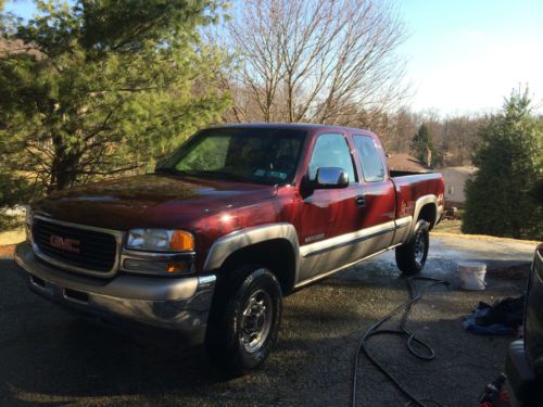 2002 gmc sierra 2500 hd sle extended cab pickup 4-door 6.0l