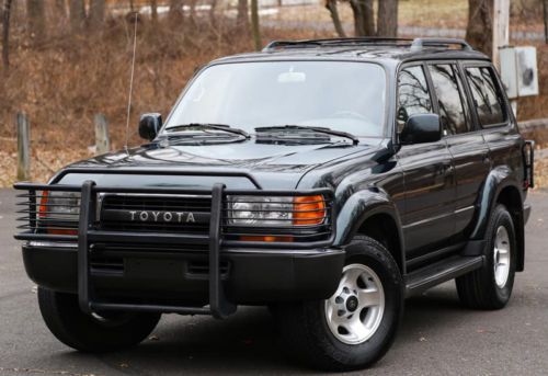 1994 toyota land cruiser 4wd diff locks california car 3rd row leather carfax