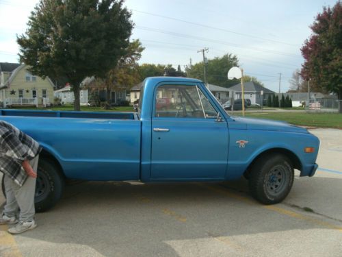 Rare Reincarnated 1968 Chevy C20 Pickup Truck Custom Wood Bed (Mason city IA), US $7,500.00, image 16