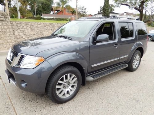 2012 nissan pathfinder *le* 5,000 miles navigation leather sunroof calif. truck