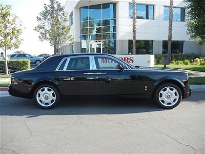 2005 rolls royce phantom sedan black black / low miles / 5 in stock 2006 2007