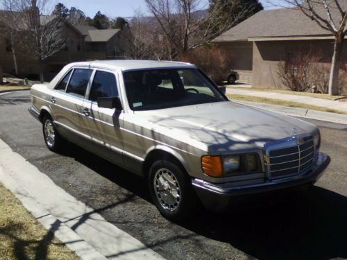 Mercedes benz flagship that is clean