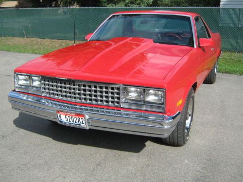 1986 el camino street rod, custom built show, race or cruise