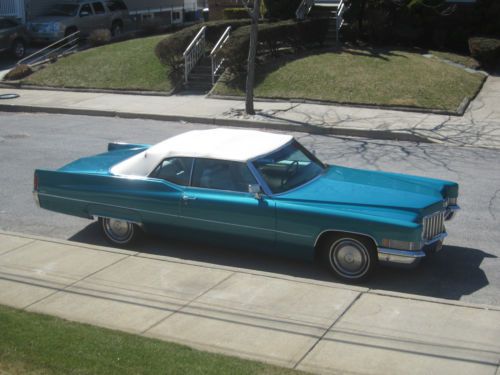 1970 cadillac convertible, 48k miles, original excellent condition