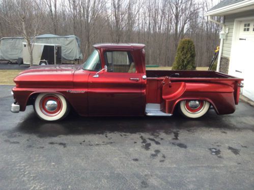 1960 chevy apache c-10 custom low rider truck, hot rod